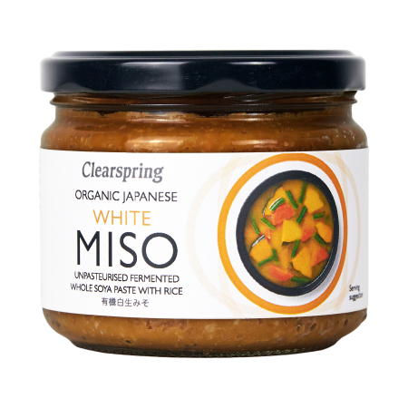 Shiro Miso unpasteurisiert (Glas), BIO, Clearspring, 270g